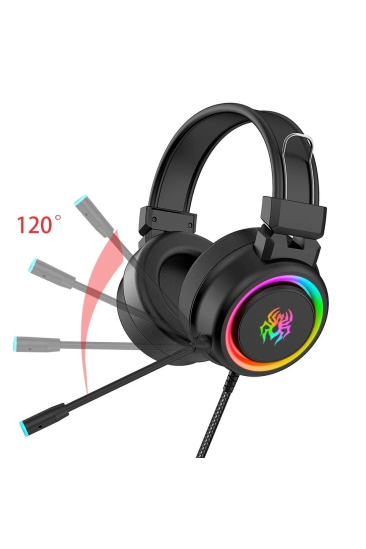 Yoro V5 RGB Profesyonel Işıklı Oyuncu Kulaklığı