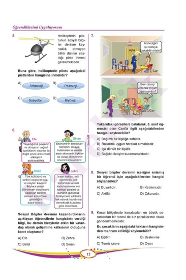 Karekök Yayınları 5. Sınıf Sosyal Bilgiler Soru Bankası