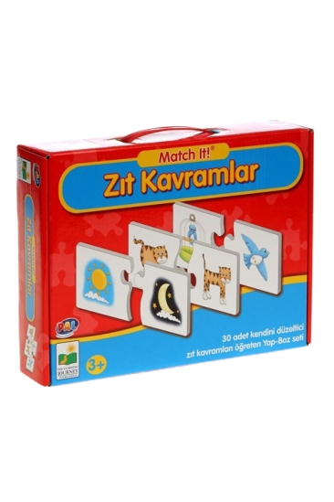 Pal Zıt Kavramlar Eşleştirme 3+ Yaş