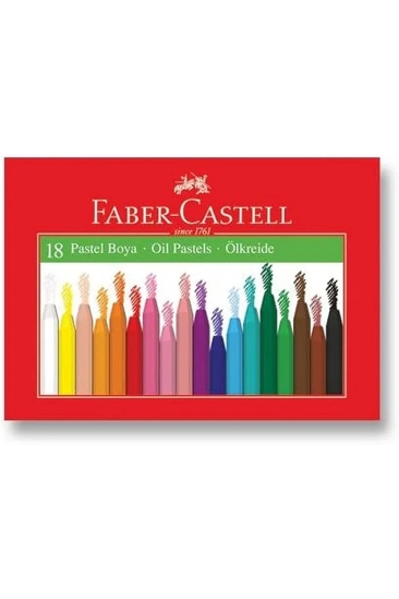 Faber Castell Karton Kutu Pastel Boya 18 Renk