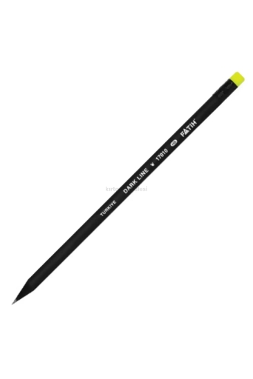 Fatih Dark Line Silgili Siyah Kurşun Kalem 17010 HB