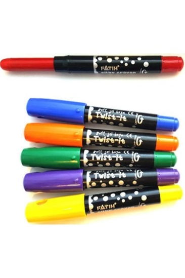 Fatih Silky Crayon Çevirmeli Mum Boya 6 Renk