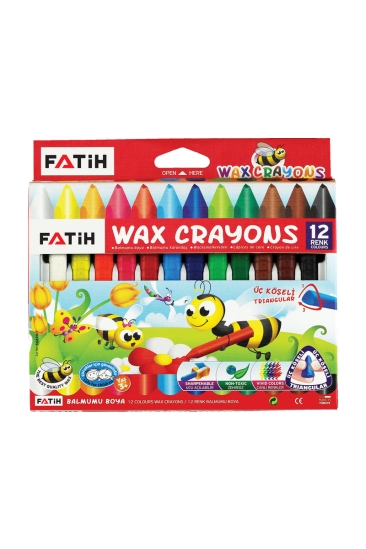 Fatih Wax Crayons Jumbo Mum Boya 12 Renk 50220