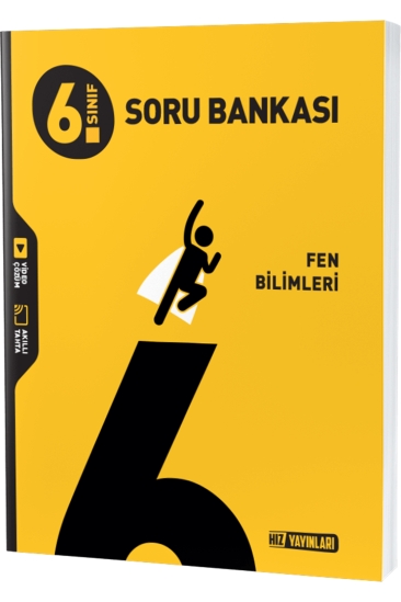 Hız Yayınları 6. Sınıf Fen Bilimleri Soru Bankası