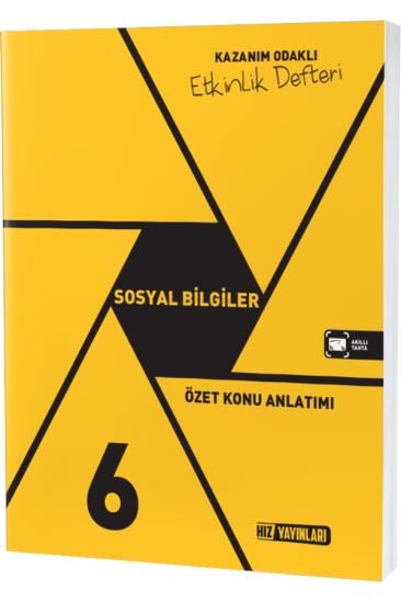 Hız Yayınları 6. Sınıf Sosyal Bilgiler Etkinlik Defteri