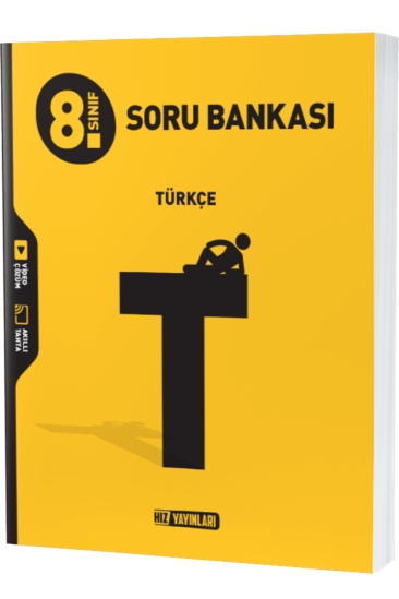 Hız Yayınları 8. Sınıf Türkçe Soru Bankası