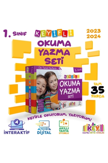 Kaliteli Eğitim Yayınları Key Yayınları 1. Sınıf Keyifli Okuma Yazma Seti