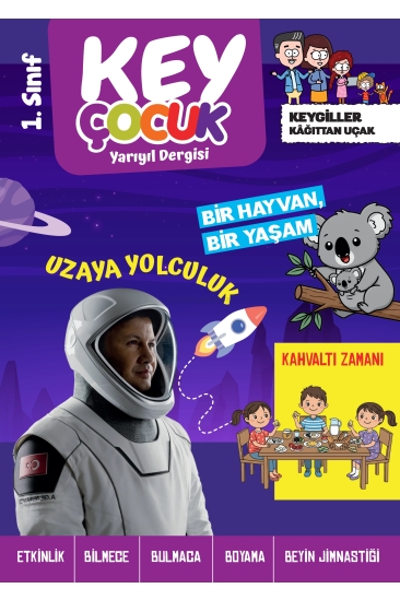 Key Kaliteli Eğitim Yayınları 1. Sınıf Keyifli Yarıyıl Tatil Seti