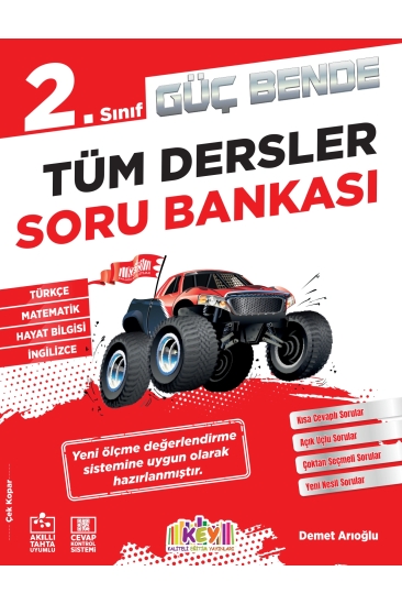 Key Kaliteli Eğitim Yayınları 2. Sınıf Güç Bende Tüm Dersler Soru Bankası