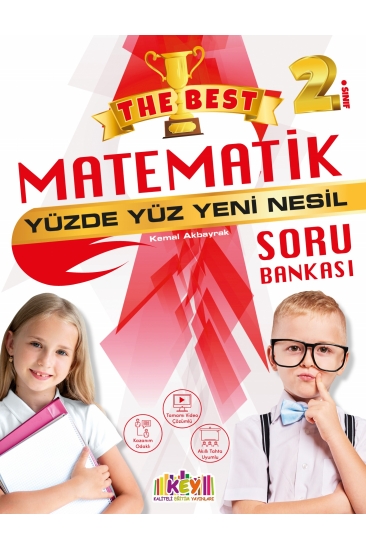 Key Kaliteli Eğitim Yayınları 2. Sınıf The Best Matematik Yüzde Yüz Yeni Nesil Soru Bankası