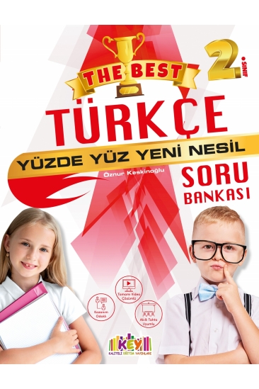 Key Kaliteli Eğitim Yayınları 2. Sınıf The Best Türkçe Yüzde Yüz Yeni Nesil Soru Bankası