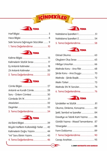 Key Kaliteli Eğitim Yayınları 2. Sınıf The Best Türkçe Yüzde Yüz Yeni Nesil Soru Bankası