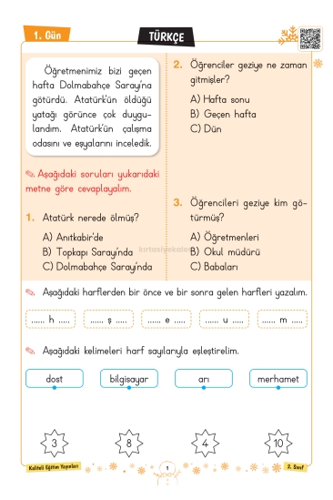 Key Kaliteli Eğitim Yayınları 2. Sınıf Keyifli Yarıyıl Tatil Seti