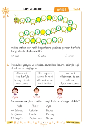 Key Kaliteli Eğitim Yayınları 2. Sınıf Keyifli Yarıyıl Tatil Seti