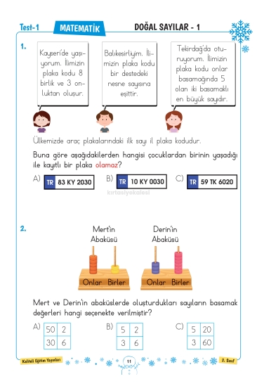 Key Kaliteli Eğitim Yayınları 2. Sınıf Keyifli Yarıyıl Tatil Seti