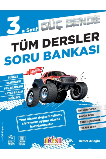 Key Kaliteli Eğitim Yayınları 3. Sınıf Güç Bende Tüm Dersler Soru Bankası