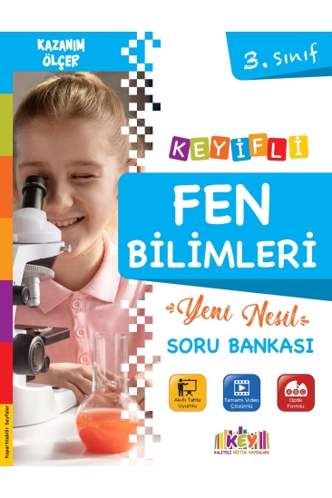 Key Kaliteli Eğitim Yayınları 3. Sınıf Keyi̇fli̇ Fen Bi̇li̇mleri̇ Yeni̇ Nesi̇l Soru Bankası