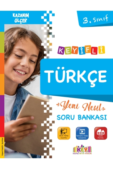 Key Kaliteli Eğitim Yayınları 3. Sınıf Keyifli Türkçe Yeni Nesil Soru Bankası