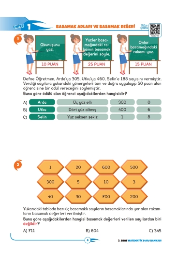 Key Kaliteli Eğitim Yayınları 3. Sınıf The Best Matematik Yüzde Yüz Yeni Nesil Soru Bankası