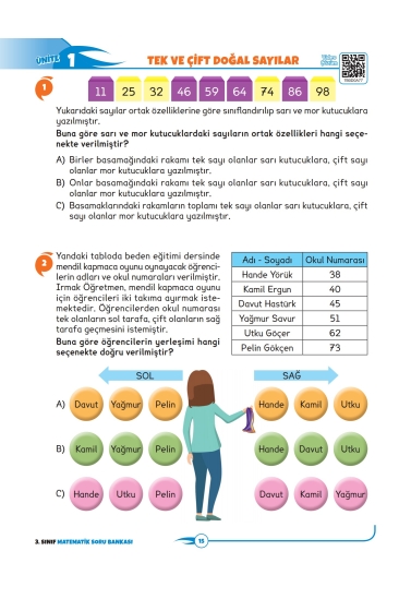 Key Kaliteli Eğitim Yayınları 3. Sınıf The Best Matematik Yüzde Yüz Yeni Nesil Soru Bankası