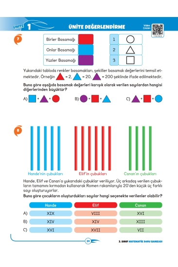 Key Kaliteli Eğitim Yayınları 3. Sınıf The Best Matematik Yüzde Yüz Yeni Nesil Soru Bankası