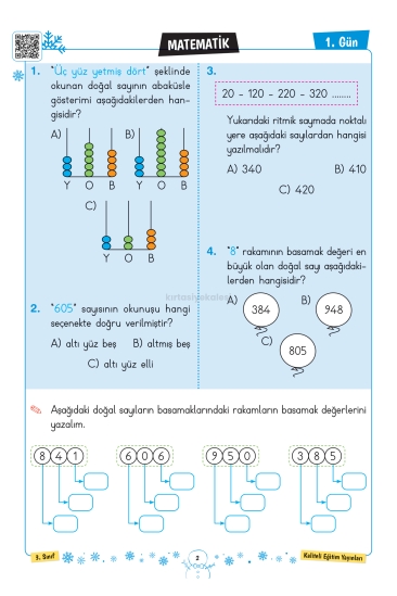 Key Kaliteli Eğitim Yayınları 3. Sınıf Keyifli Yarıyıl Tatil Seti