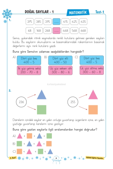 Key Kaliteli Eğitim Yayınları 3. Sınıf Keyifli Yarıyıl Tatil Seti