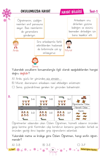 Key Kaliteli Eğitim Yayınları 3. Sınıf Keyifli Yarıyıl Tatil Seti