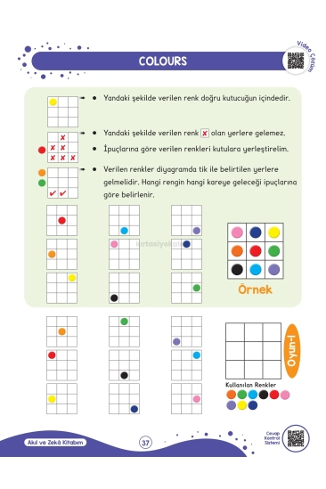 Key Kaliteli Eğitim Yayınları Akıl ve Zekâ Oyunları Kitabım - Başlangıç