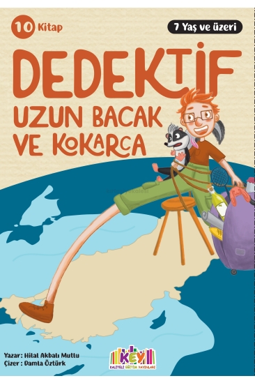 Key Kaliteli Eğitim Yayınları Dedektif Uzun Bacak ve Kokarca 10 Kitap