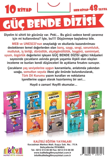 Key Kaliteli Eğitim Yayınları Güç Bende Hikaye Seti 10 Kitap