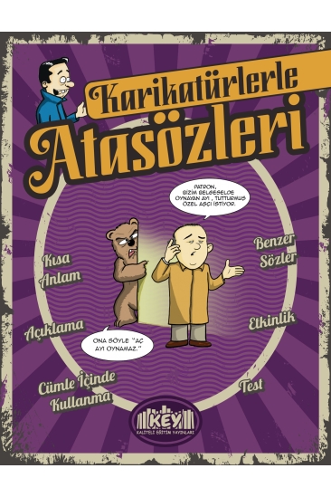 Key Kaliteli Eğitim Yayınları Karikatürlerle Atasözleri