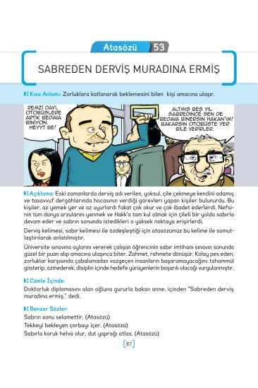 Key Kaliteli Eğitim Yayınları Karikatürlerle Atasözleri