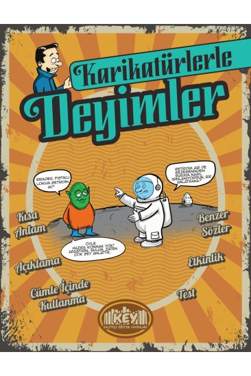 Key Kaliteli Eğitim Yayınları Karikatürlerle Deyimler