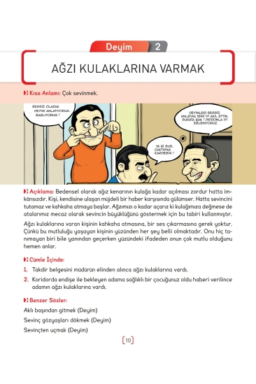 Key Kaliteli Eğitim Yayınları Karikatürlerle Deyimler