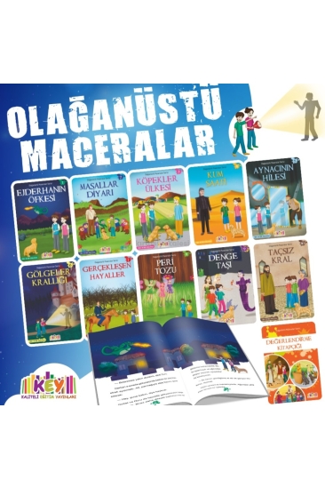 Key Kaliteli Eğitim Yayınları Olağanüstü Maceralar Serisi Hikaye Seti