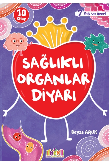 Key Kaliteli Eğitim Yayınları Sağlıklı Organlar Diyarı Hikaye Seti 10 Kitap