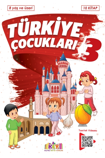 Key Kaliteli Eğitim Yayınları Türkiye Çocukları 3 Hikaye Seti
