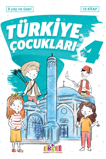 Key Kaliteli Eğitim Yayınları Türkiye Çocukları 4 Hikaye Seti