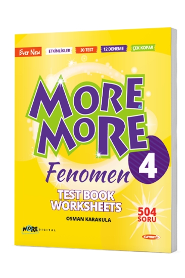 Kurmay ELT 4. Sınıf More & More Fenomen Test Book Worksheets