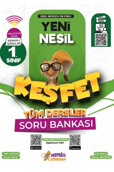 Meraklı Zihinler 1. Sınıf Yeni Nesil Keşfet Tüm Dersler Soru Bankası