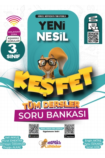 Meraklı Zihinler 3. Sınıf Yeni Nesil Keşfet Tüm Dersler Soru Bankası