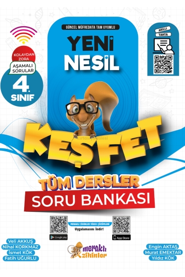 Meraklı Zihinler 4. Sınıf Yeni Nesil Keşfet Tüm Dersler Soru Bankası