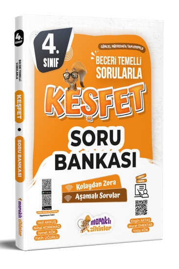 Meraklı Zihinler 4. Sınıf Yeni Nesil Keşfet Tüm Dersler Soru Bankası