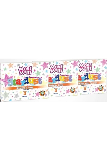 More & More Preschool Stardust Level 3 - 3'lü Kitap Seti Kurmay ELT Yayınları