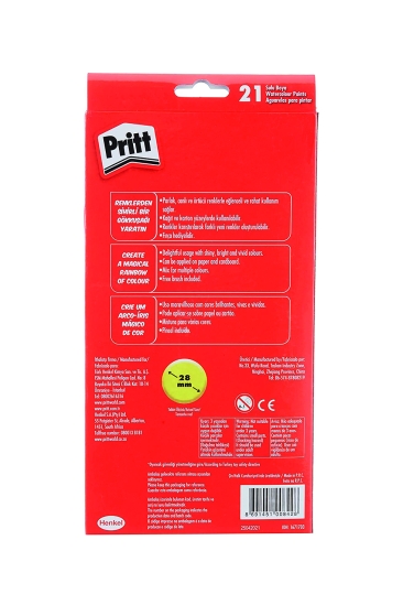 Pritt Sulu Boya 21 Renk Büyük Tablet