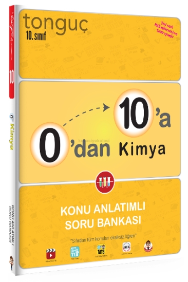 Tonguç Yayınları 0'dan 10'a Kimya Konu Anlatımlı Soru Bankası