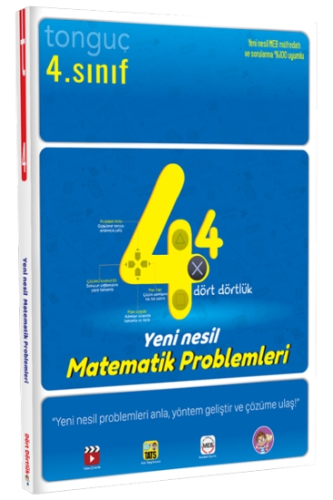 Tonguç Yayınları 4. Sınıf Dört Dörtlük Matematik Problemleri