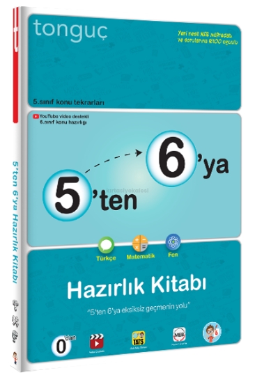 Tonguç Yayınları 5'ten 6'ya Hazırlık Kitabı