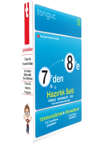 Tonguç Yayınları 7'den 8'e Hazırlık Seti